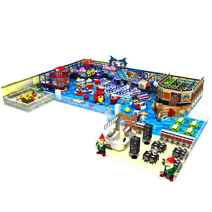 Structures de terrain de jeu intérieur pour enfants pour centre commercial